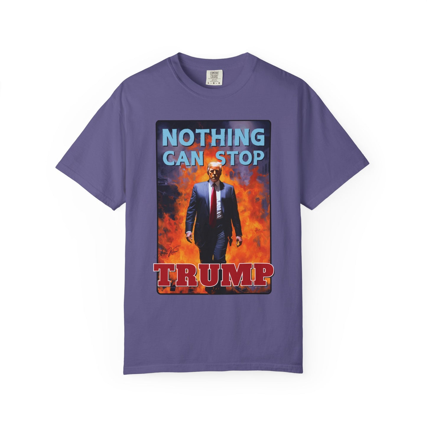 "Nothing Can Stop Trump", Unisex T-shirt (Dark Colors)