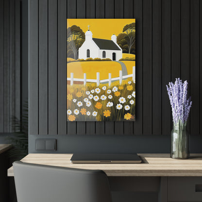 "Eaglais a’ Bhuidhe (Gaelic) - The Church of Golden Hope (English)", Fine Art Acrylic Wall Prints (French Cleat Hanging)