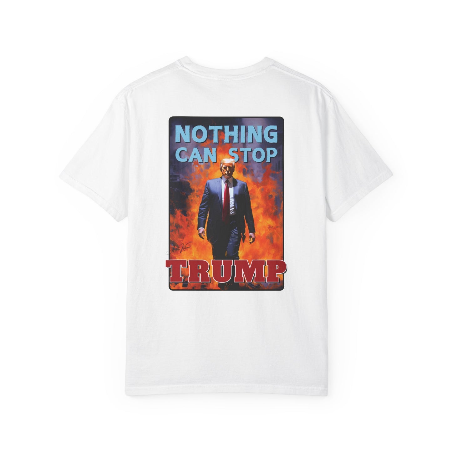 "Nothing Can Stop Trump", Unisex T-shirt (Light Colors)