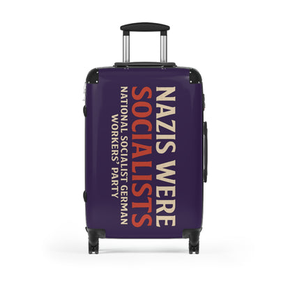 "Nazis were Socialists", Suitcase (Russian Violet)