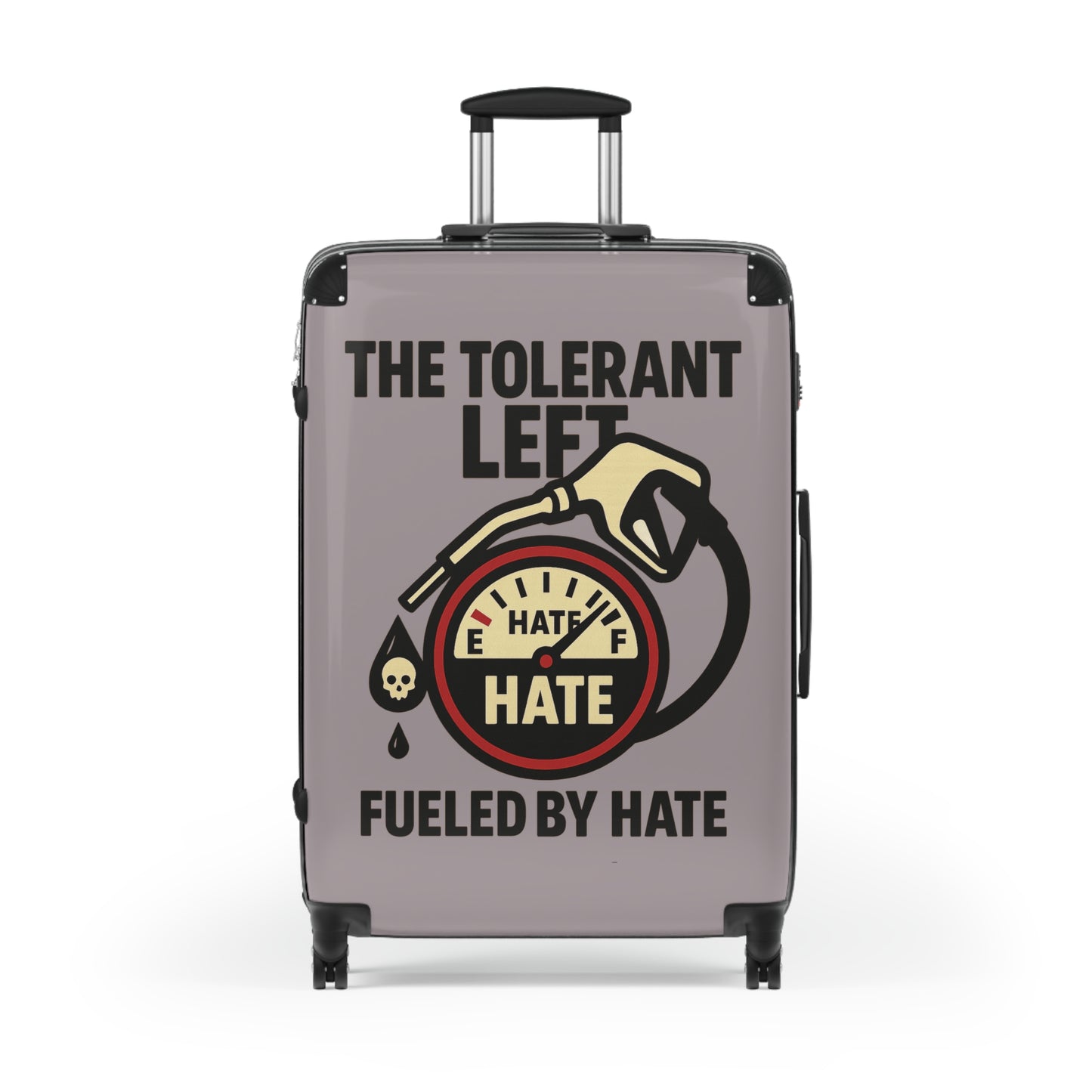 "The Tolerant Left", Suitcase (Walkway Pink Grey)
