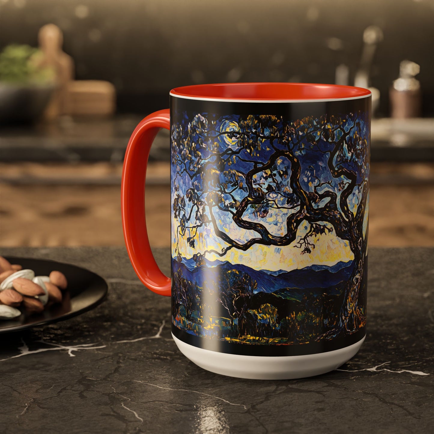 "Crann na Beannachd (Gaelic) - Tree of Blessing (English)", Colorful Mugs (11oz & 15oz)