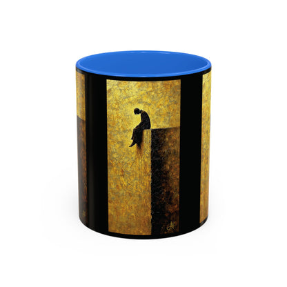 "In Darkest Hour He Is With Me", Colorful Mugs (11oz, 15oz)