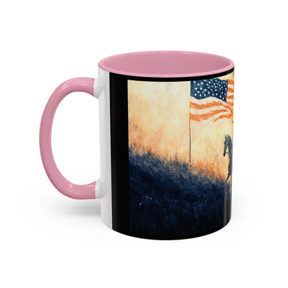 "Liberty under God", Colorful Mugs (11oz, 15oz)