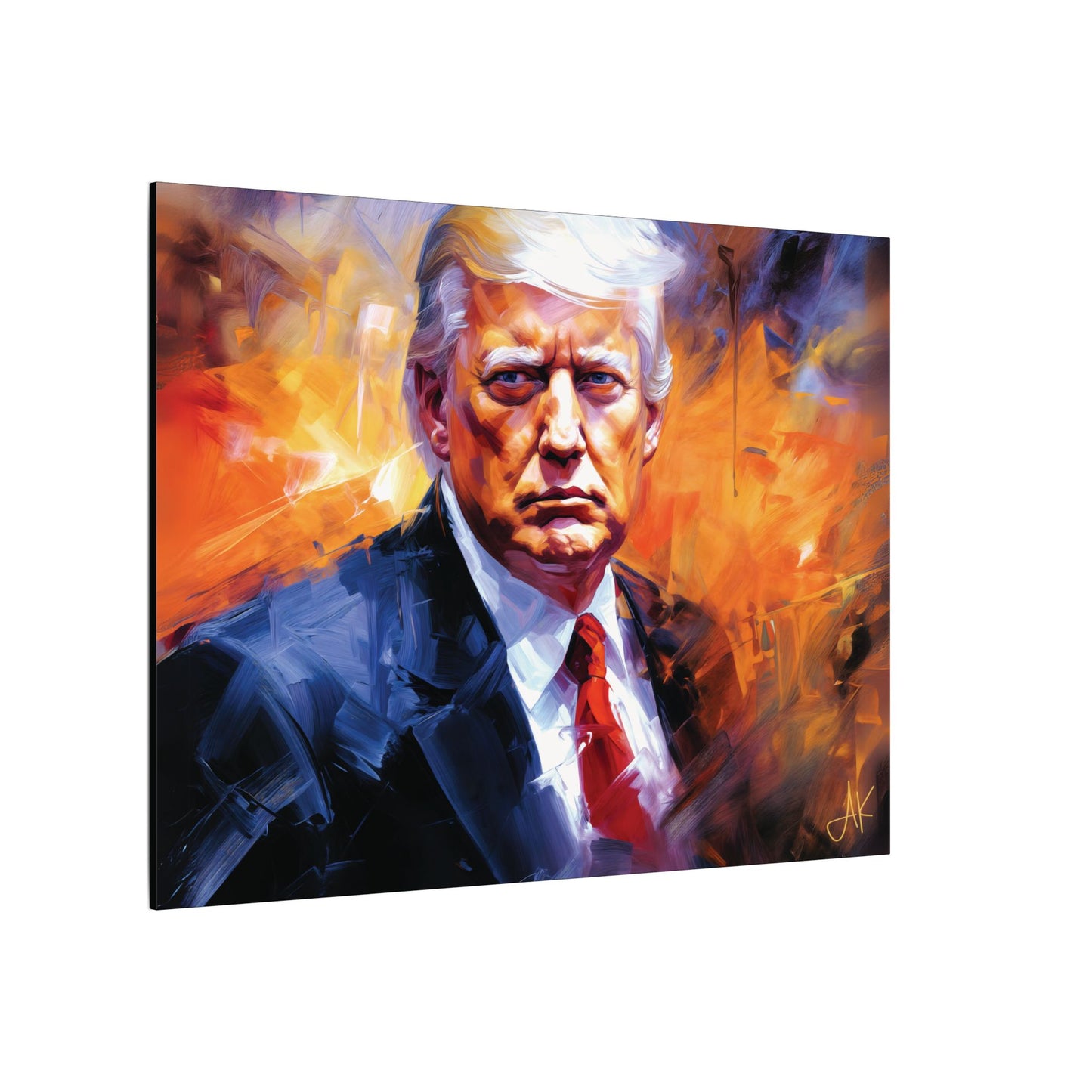 "Trump Portrait No. 9", Stretched Matte Canvas Fine Art Print