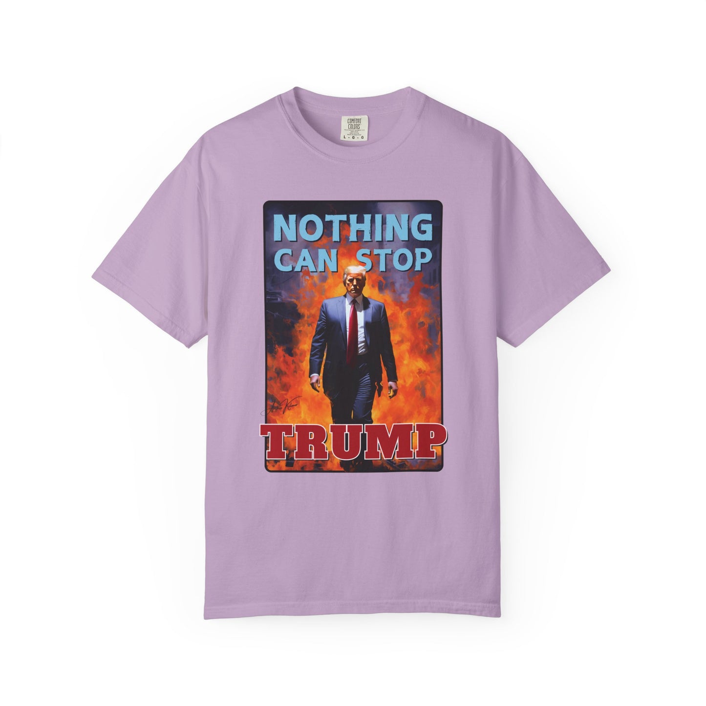 "Nothing Can Stop Trump", Unisex T-shirt (Light Colors)