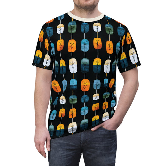 "Skyroot Grove", Unisex Tee (Bone White Collar)