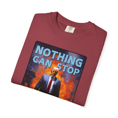 "Nothing Can Stop Trump", Unisex T-shirt (Light Colors)