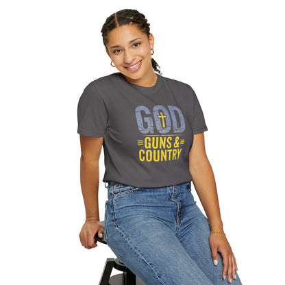 "God Guns & Country" #01, Unisex T-shirt