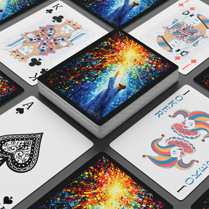 "Father and Son", Christian Fine Art Playing Cards (Void Black)