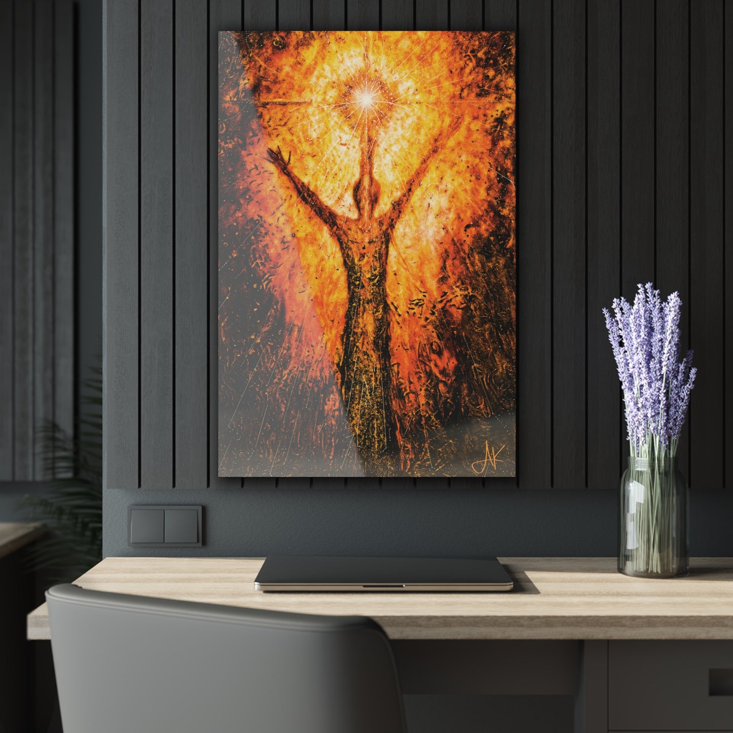 "Ancestral Submission", Fine Art Acrylic Wall Prints (French Cleat Hanging)