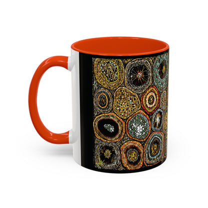 "Every Detail, His Design", Colorful Mugs (11oz, 15oz)