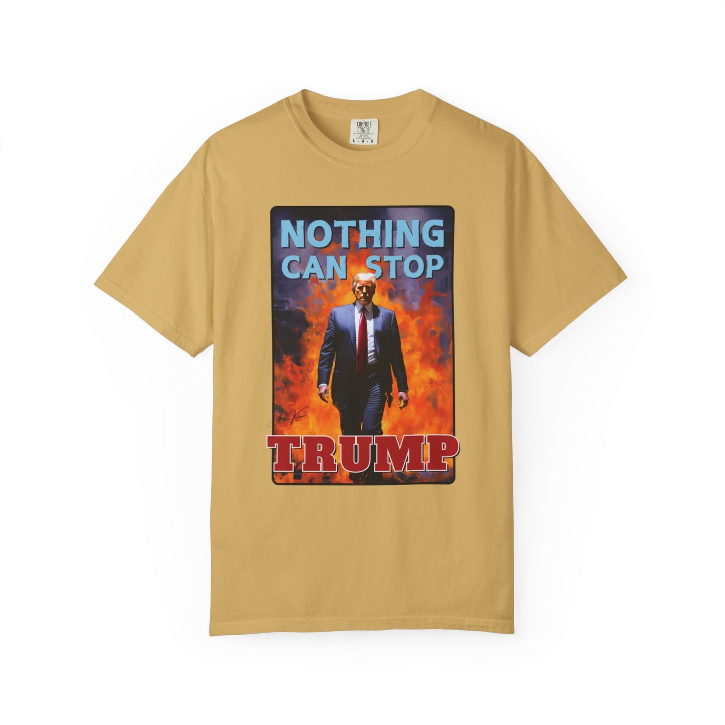"Nothing Can Stop Trump", Unisex T-shirt (Light Colors)