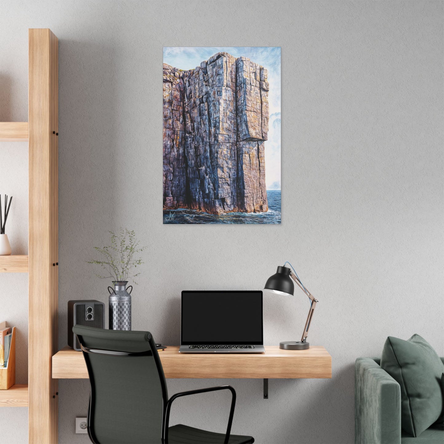 "Fortress Antrim", Stretched Classic Canvas Fine Art Print
