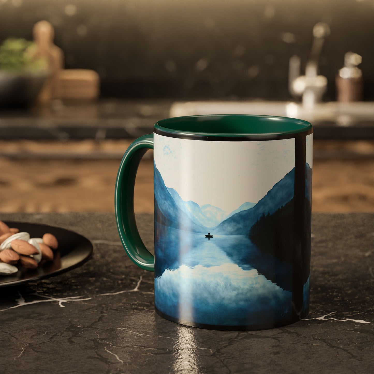"Connected in Silence - Psalm 46:10", Colorful Mugs (11oz, 15oz)