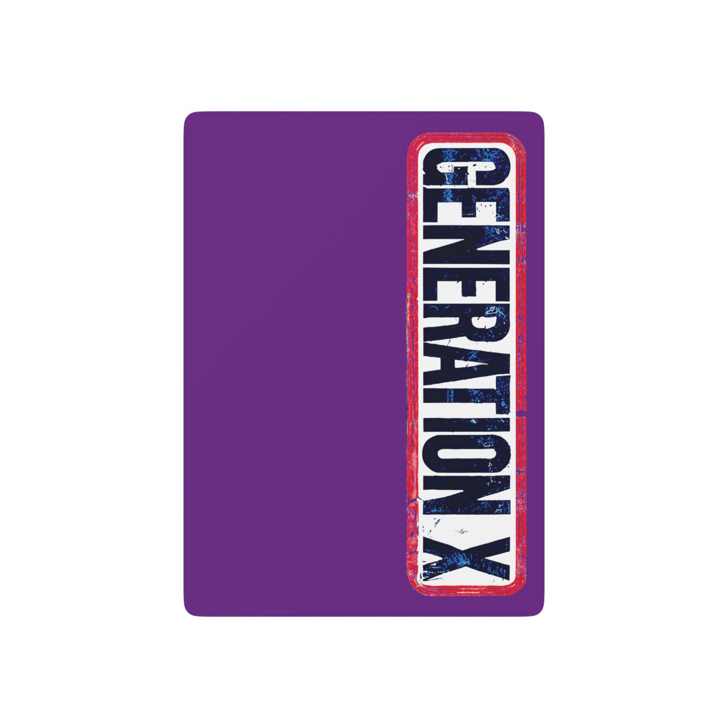 "Generation X", Retro Playing Cards (Vesper Violet)