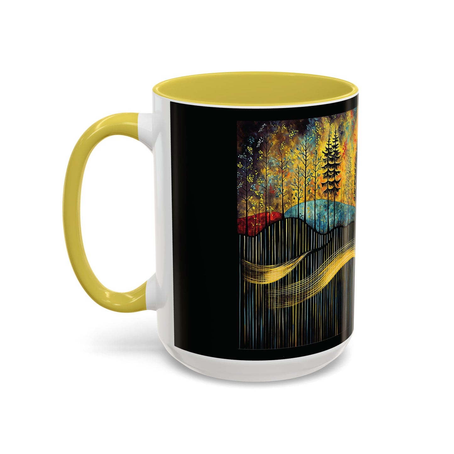 "Sacred Resonance", Colorful Mugs (11oz, 15oz)