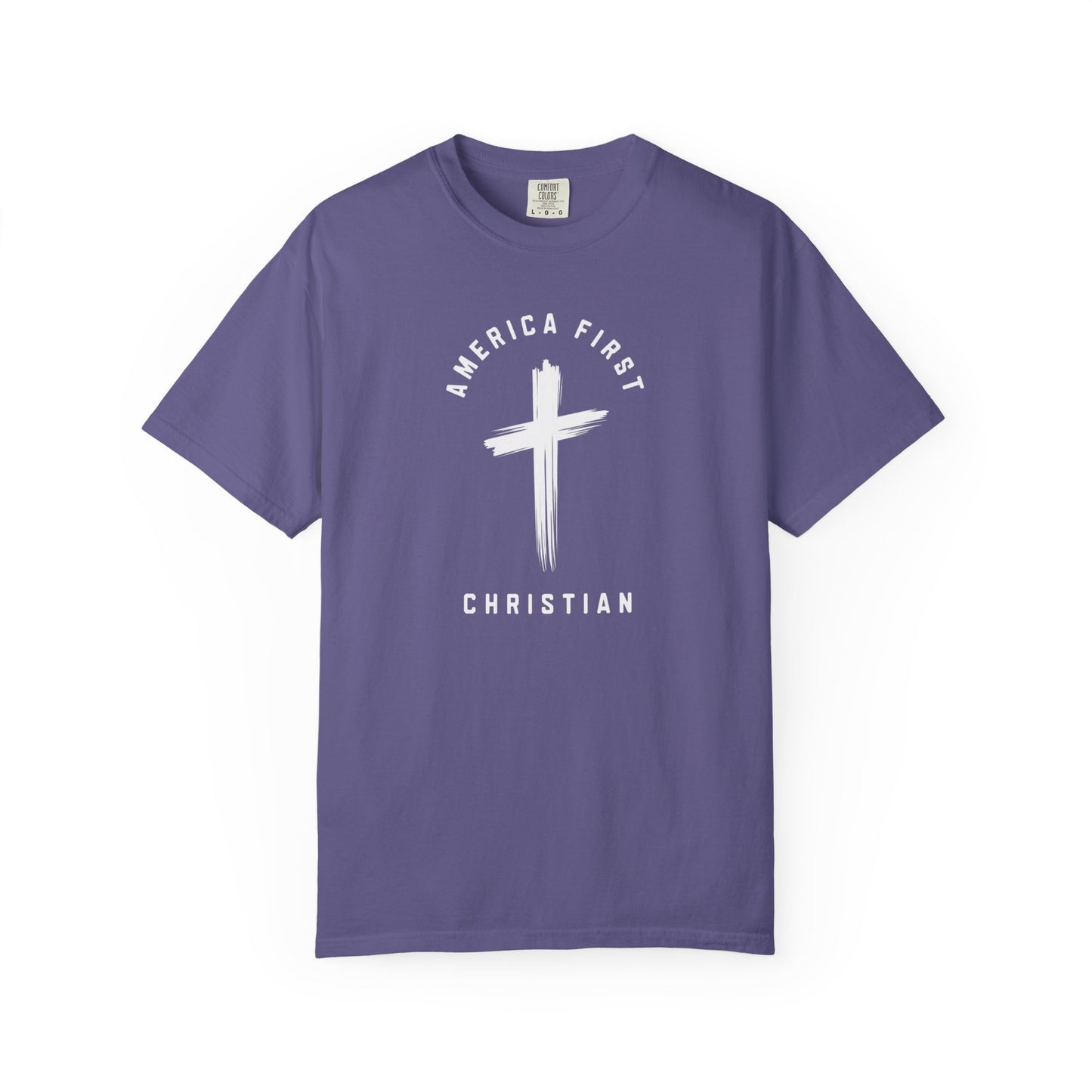 "America First Christian" #05, Unisex T-shirt (Dark Colors)