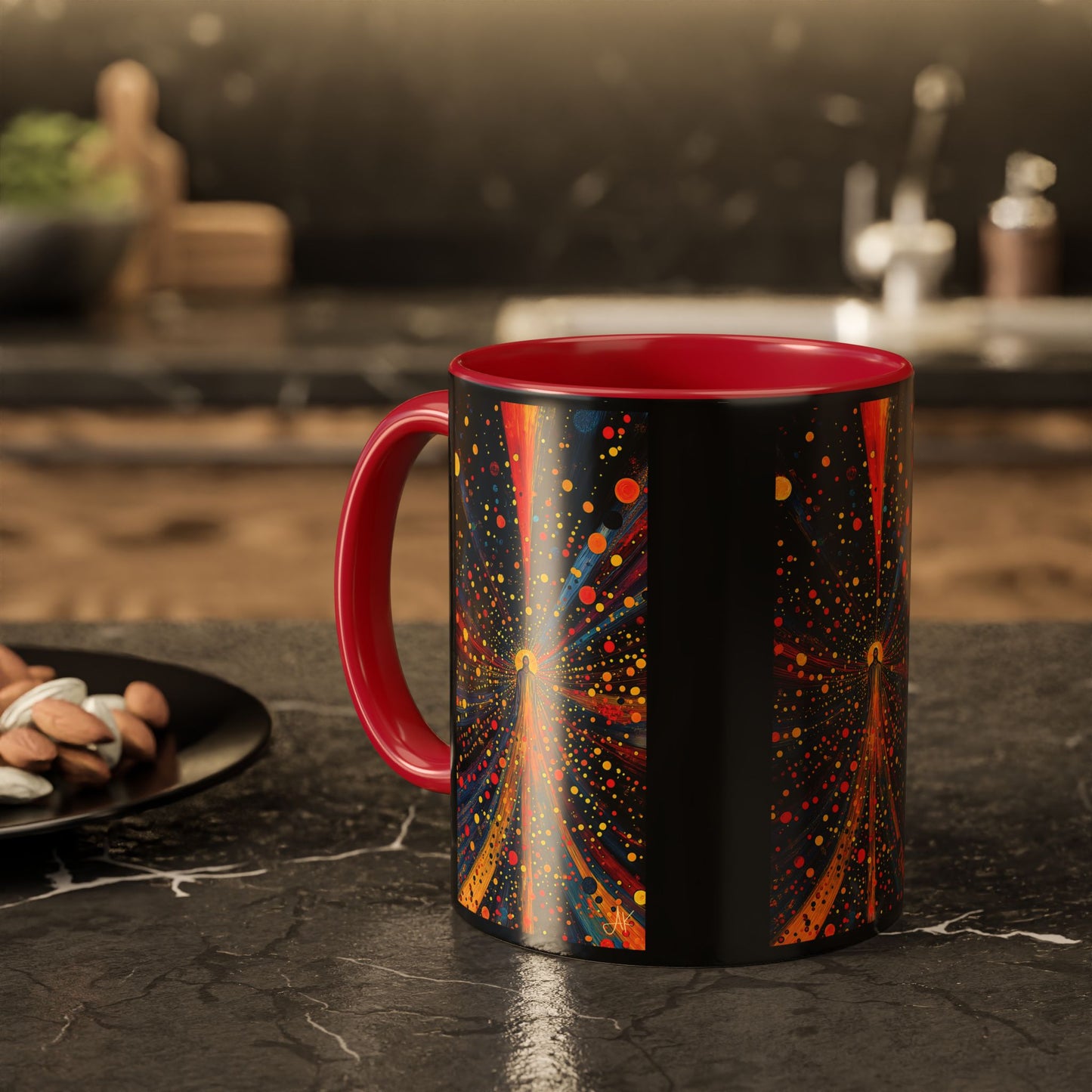 "Illuminated by Grace - 2 Corinthians 4:6", Colorful Mugs (11oz & 15oz)