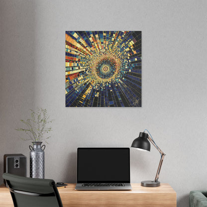 "Mosaic Burst", Stretched Classic Canvas Fine Art Print
