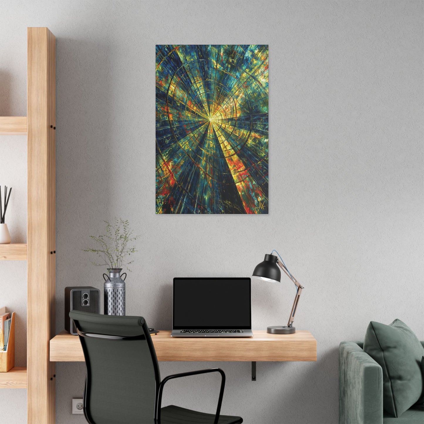 "Afterlife Judgement", Stretched Classic Canvas Fine Art Print