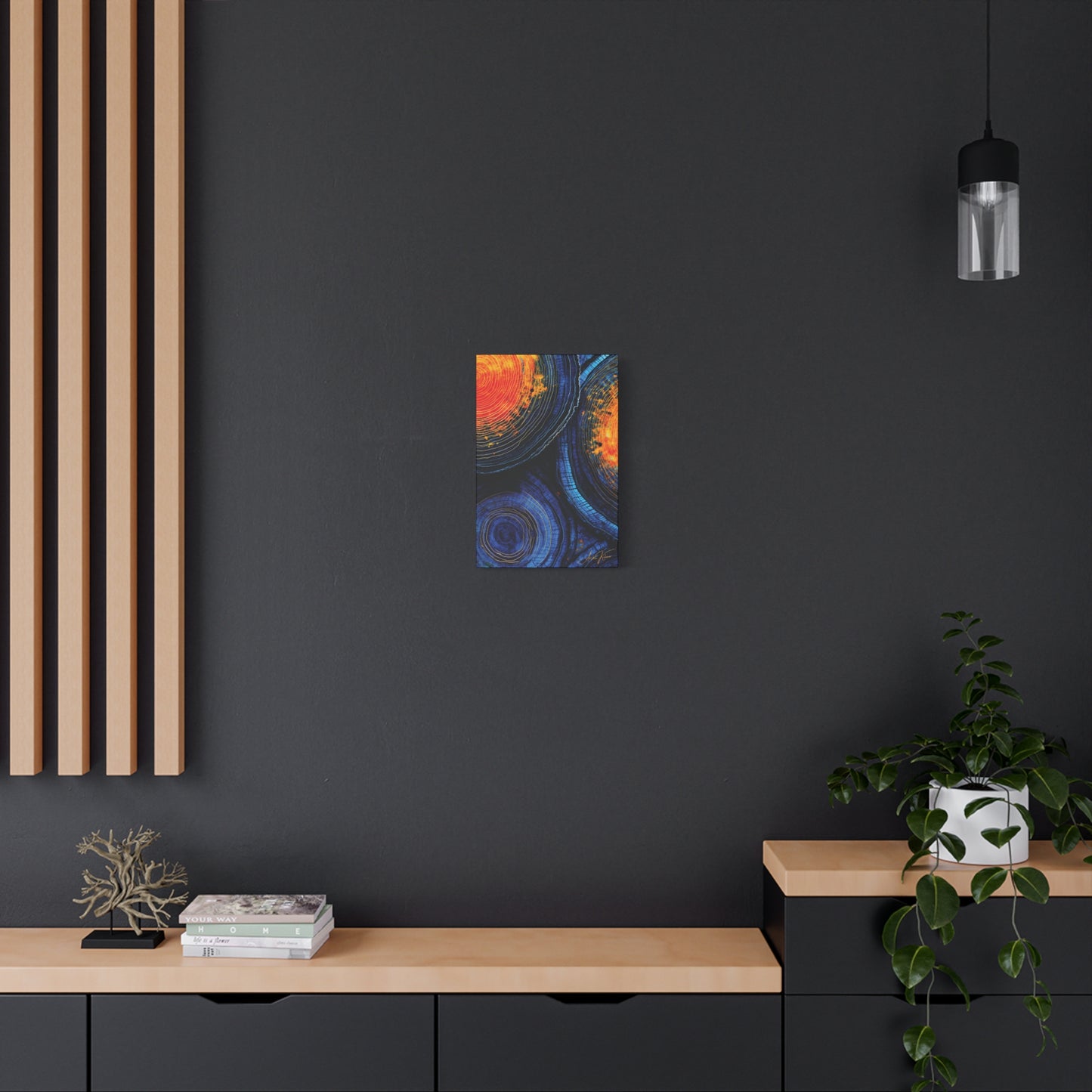 "History's Vibrance", Matte Canvas Fine Art Print