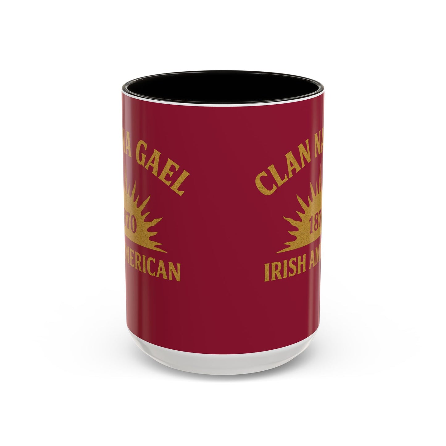 "Clan na Gael - Irish American", Colorful Mugs (11oz, 15oz) (Fénechas Red)