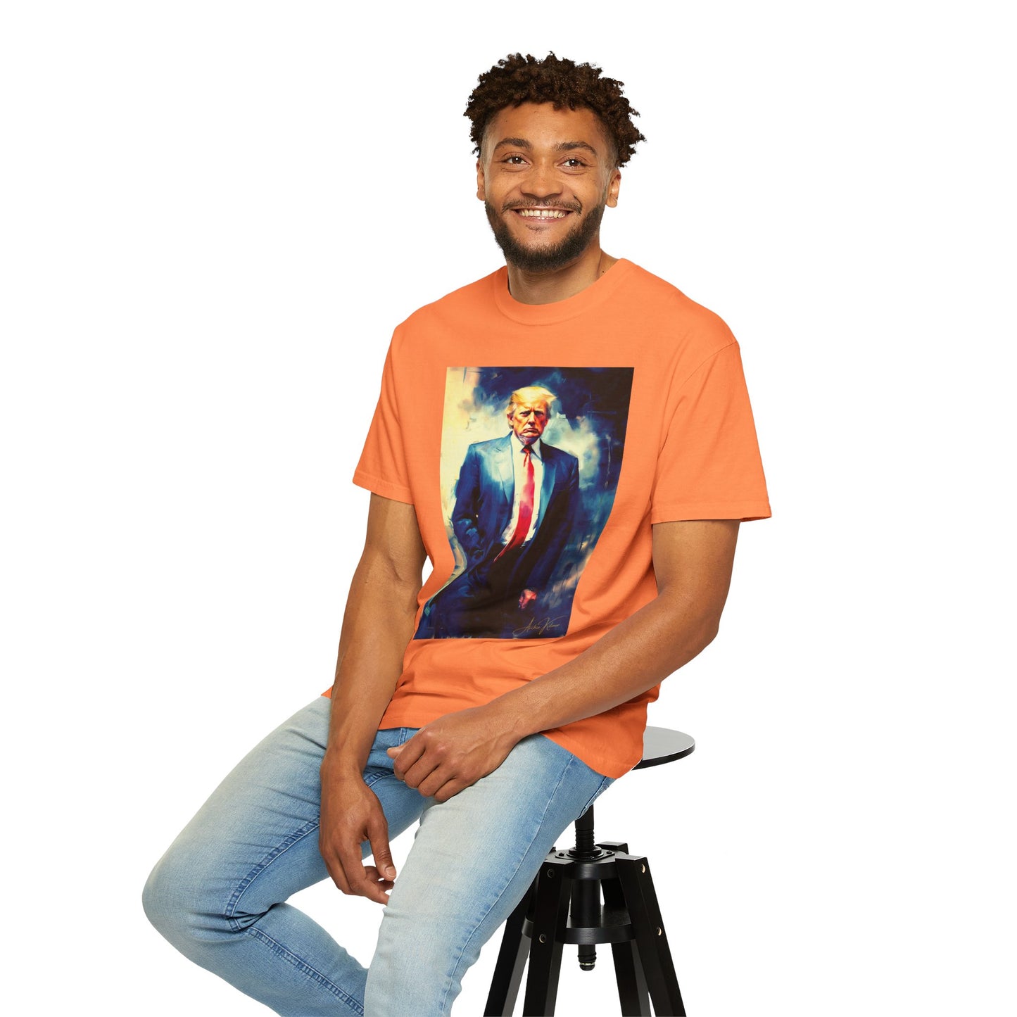 "Trump Portrait No. 6", Unisex T-shirt (Light Colors)