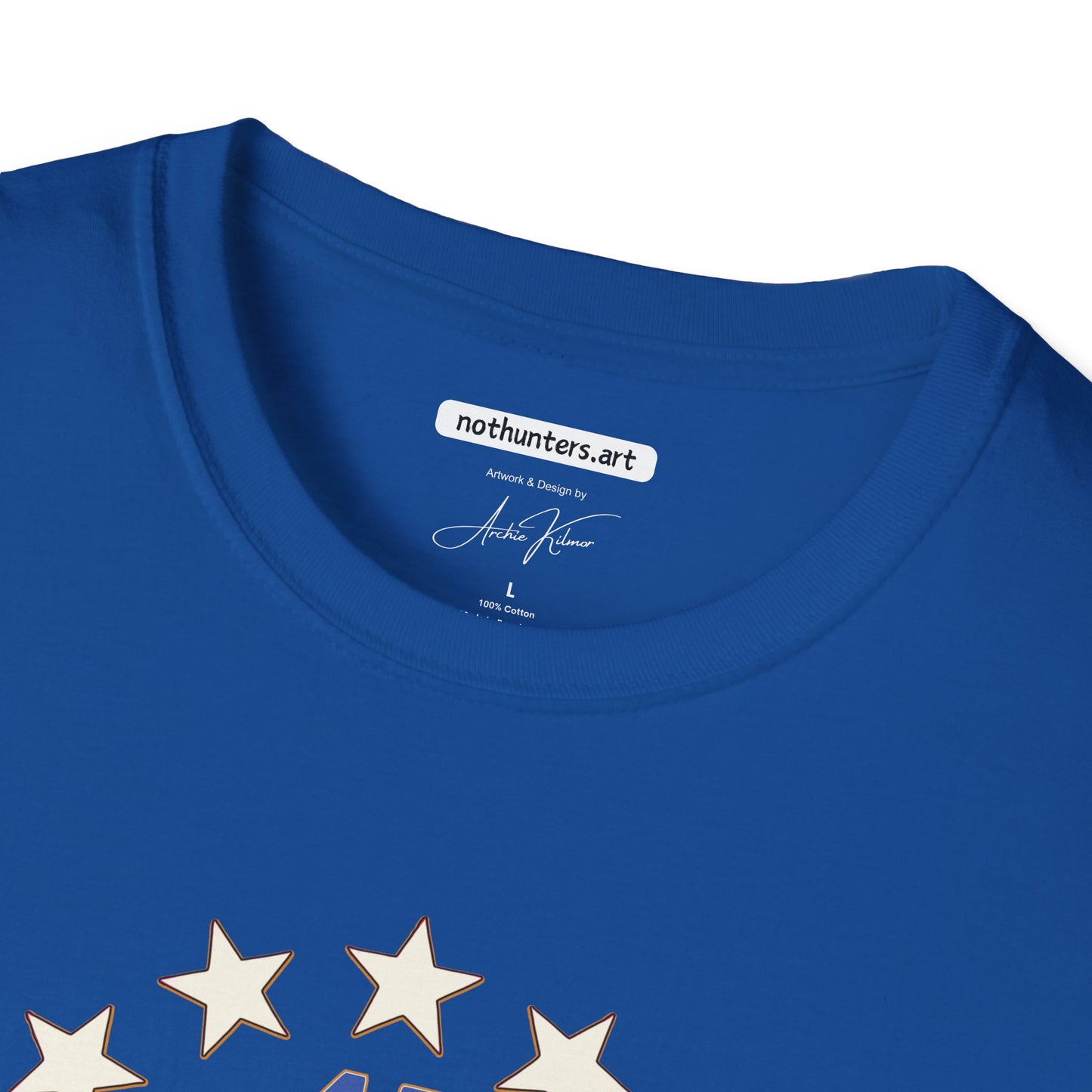 "Trump 45-47 Circle of Stars", Unisex Softstyle T-Shirt