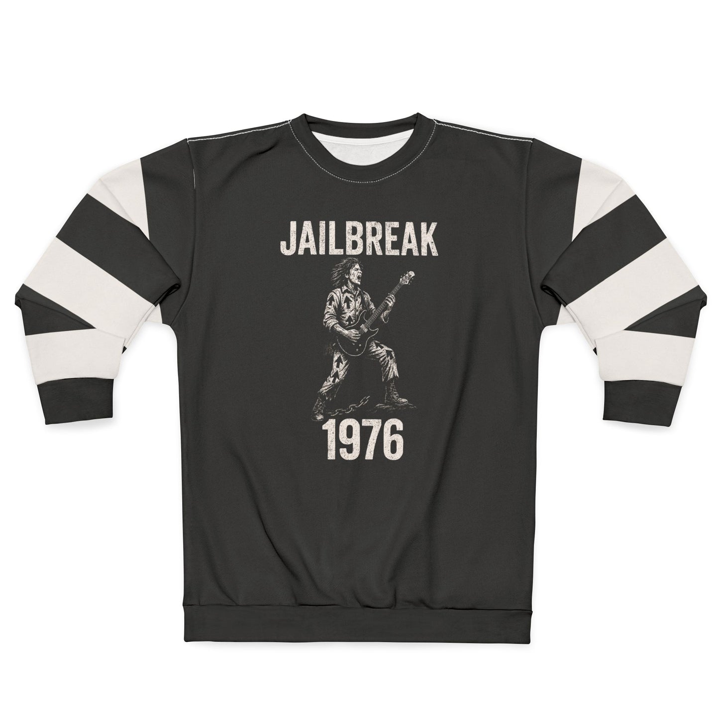 "Jailbreak 1976", Unisex Sweatshirt (Void Black)