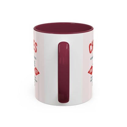 "Delicious Cherries", Colorful Mugs (11oz, 15oz) (Sea Salt Sherbet)