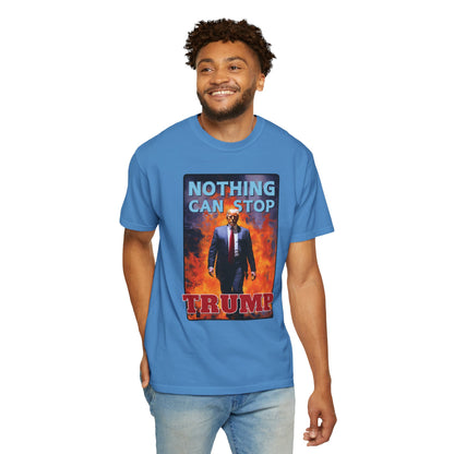 "Nothing Can Stop Trump", Unisex T-shirt (Light Colors)