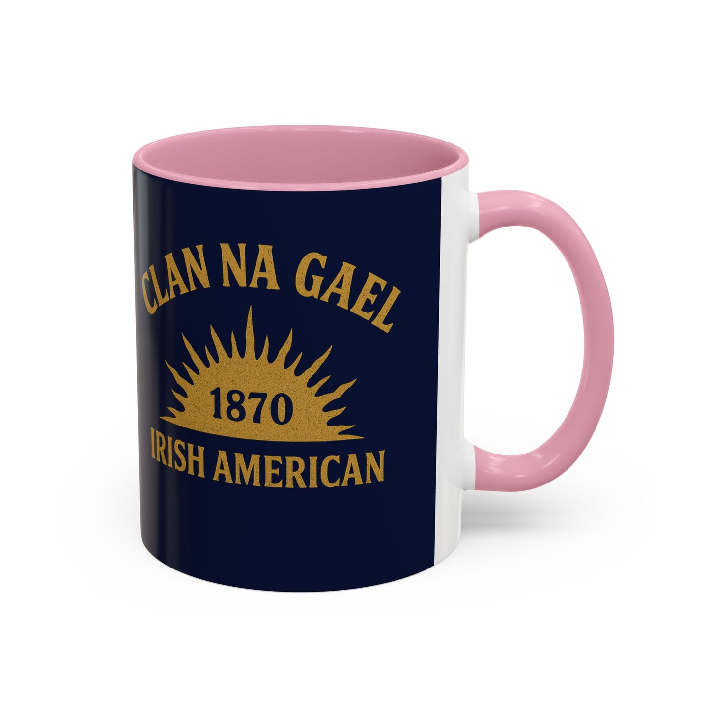 "Clan na Gael - Irish American", Colorful Mugs (11oz, 15oz) (Mariana Blue)