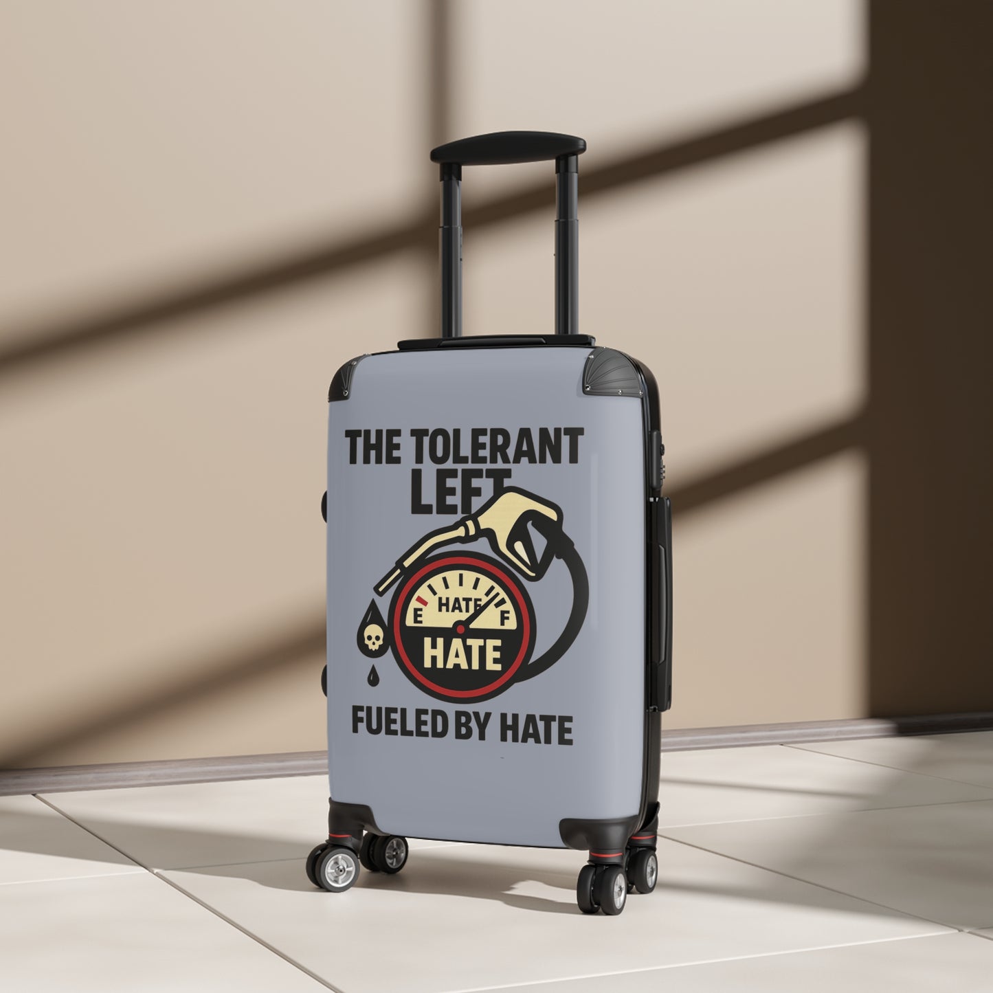 "The Tolerant Left", Suitcase (Concrete Grey)