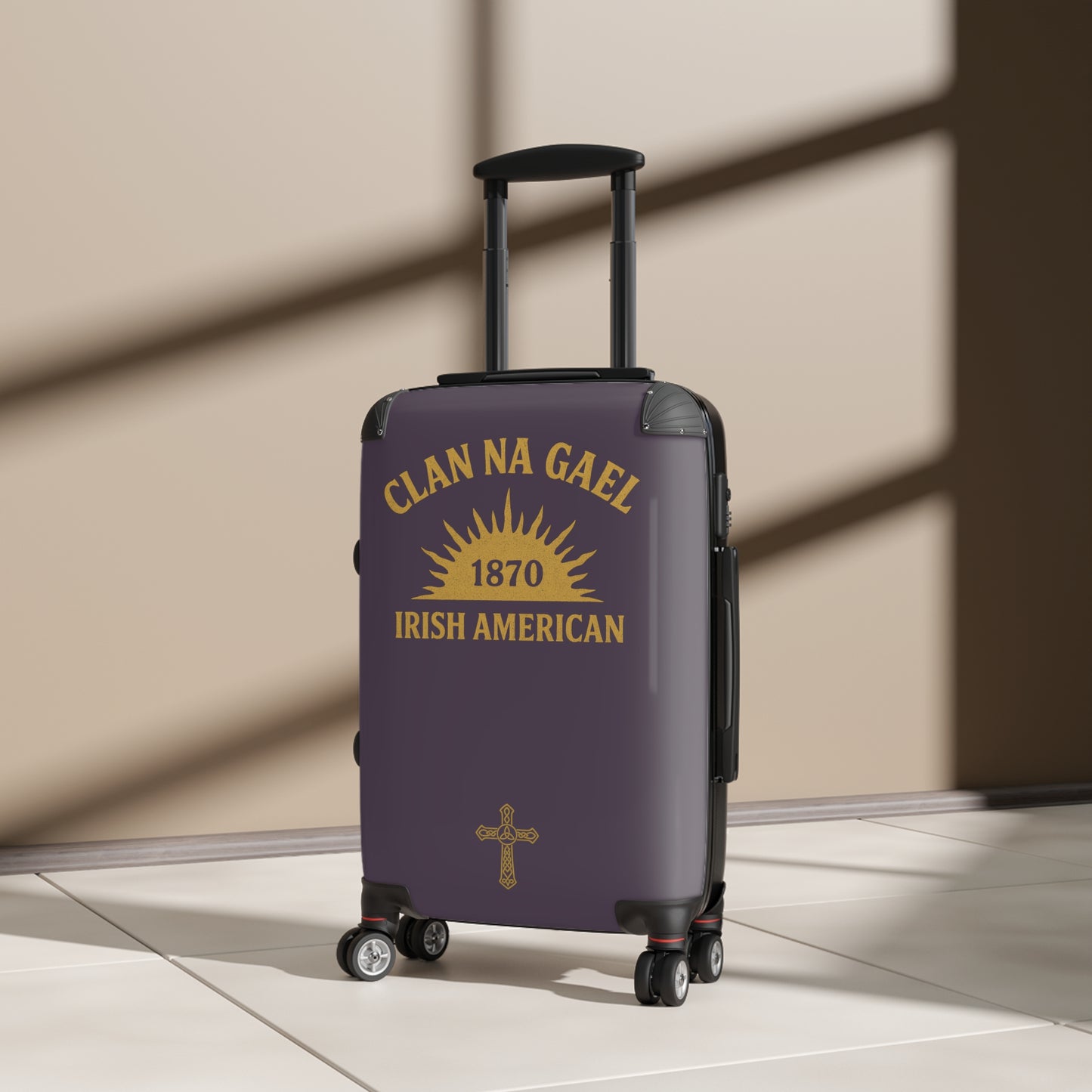 "Clan na Gael - Irish American", Suitcase (Purple Verbena)