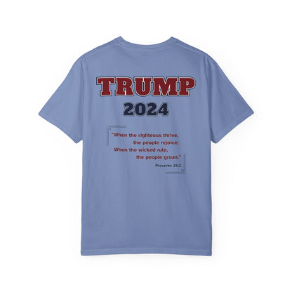 "Trump 2024 - Proverbs 29:2", Unisex T-shirt - Historical Collectible