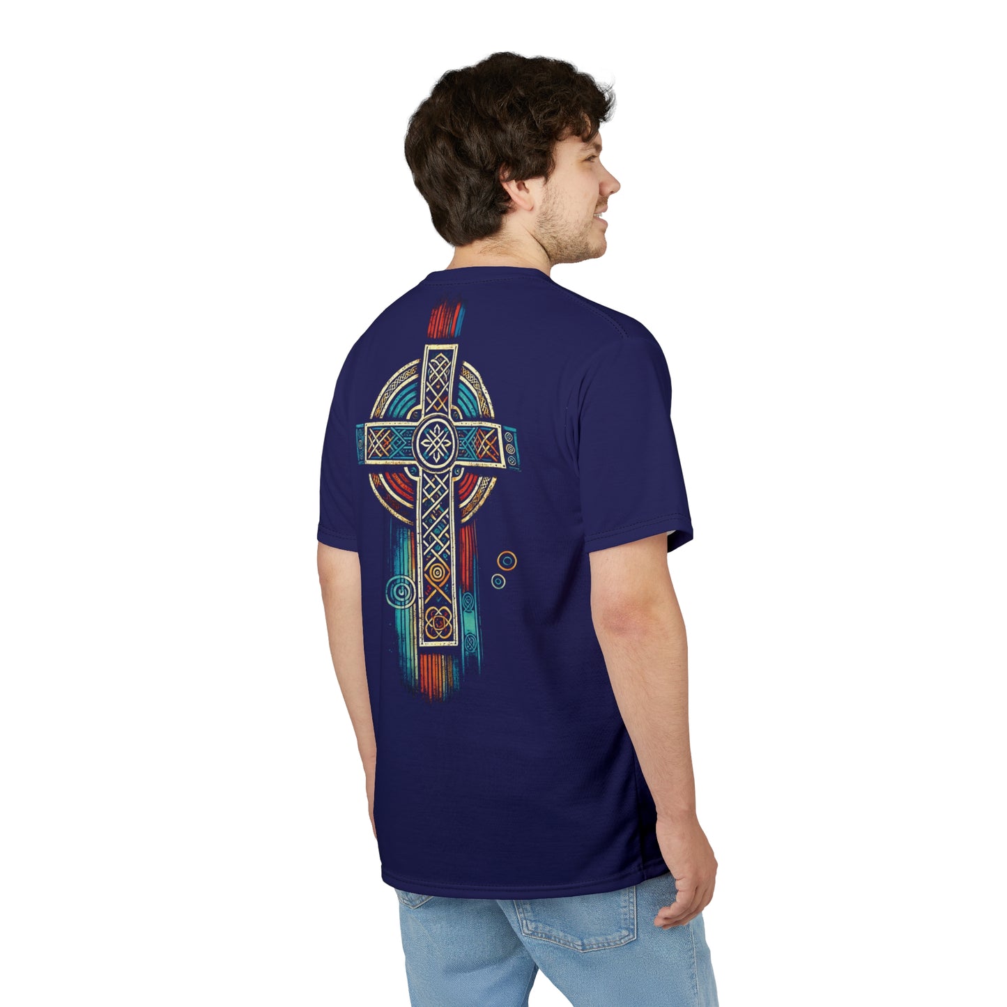"Ancestral Faith", Unisex Tee (Obsidian Blue)