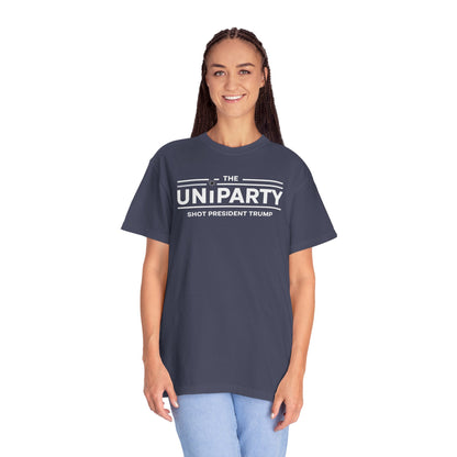"The Uniparty Shot President Trump" #03, Unisex T-shirt