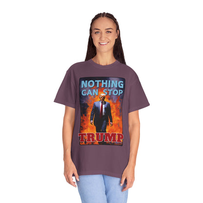 "Nothing Can Stop Trump", Unisex T-shirt (Dark Colors)
