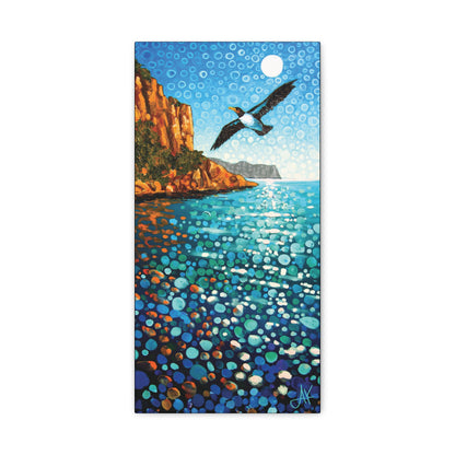 "Sky Kin VII – Gannet in the Glittering Noon", Fine Art Matte Canvas, Stretched, 1.25"