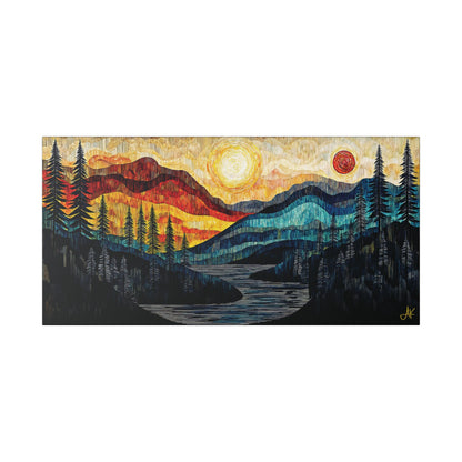 "Sun and Moon", Stretched Classic Canvas Fine Art Print