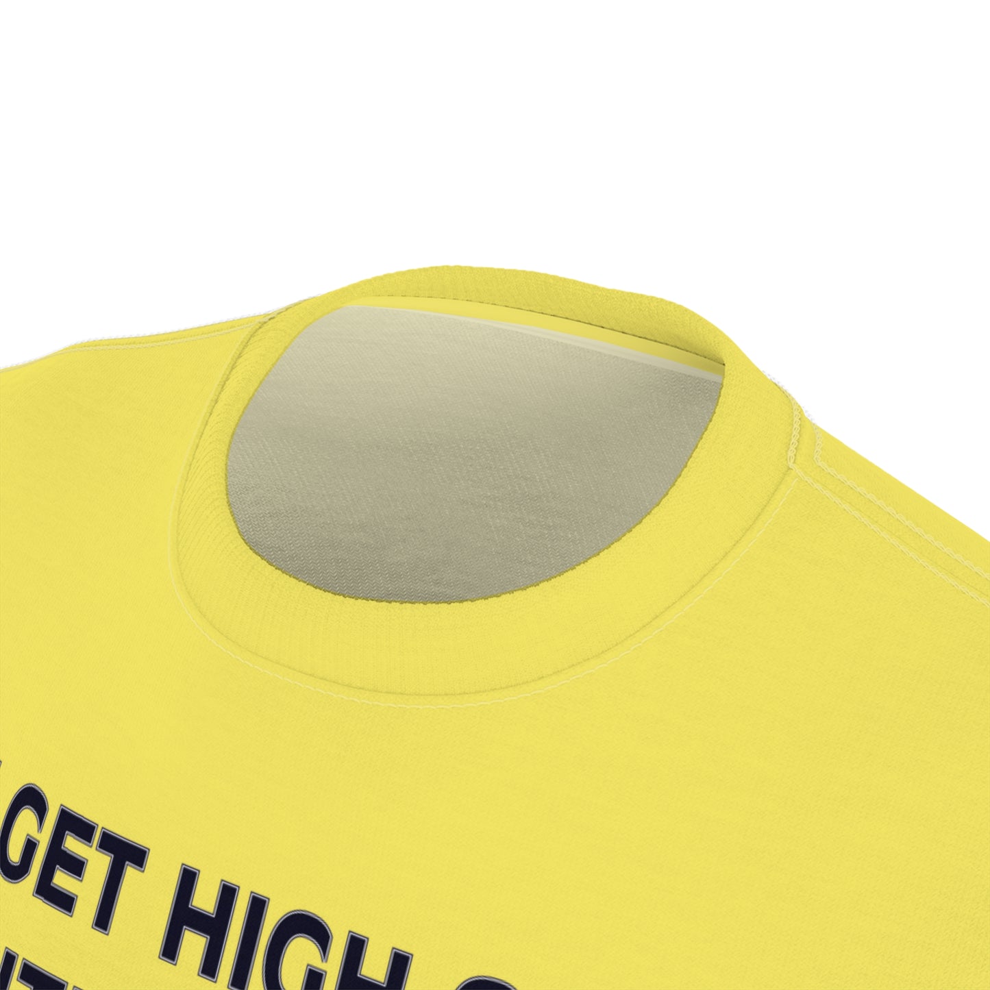 "Intelligent Conversation", Unisex T-shirt (Corn Yellow)