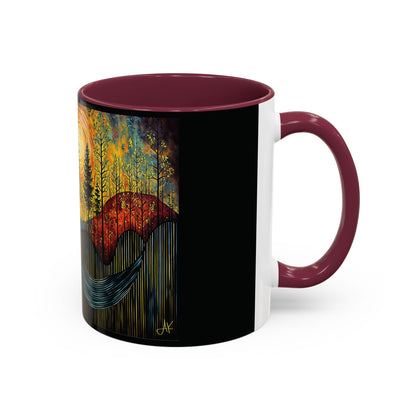 "Sacred Resonance", Colorful Mugs (11oz, 15oz)