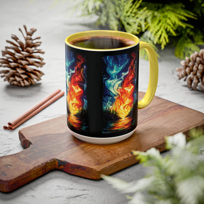 "Naomh Solus (Gaelic) - Sacred Light (English)", Colorful Mugs (11oz, 15oz)