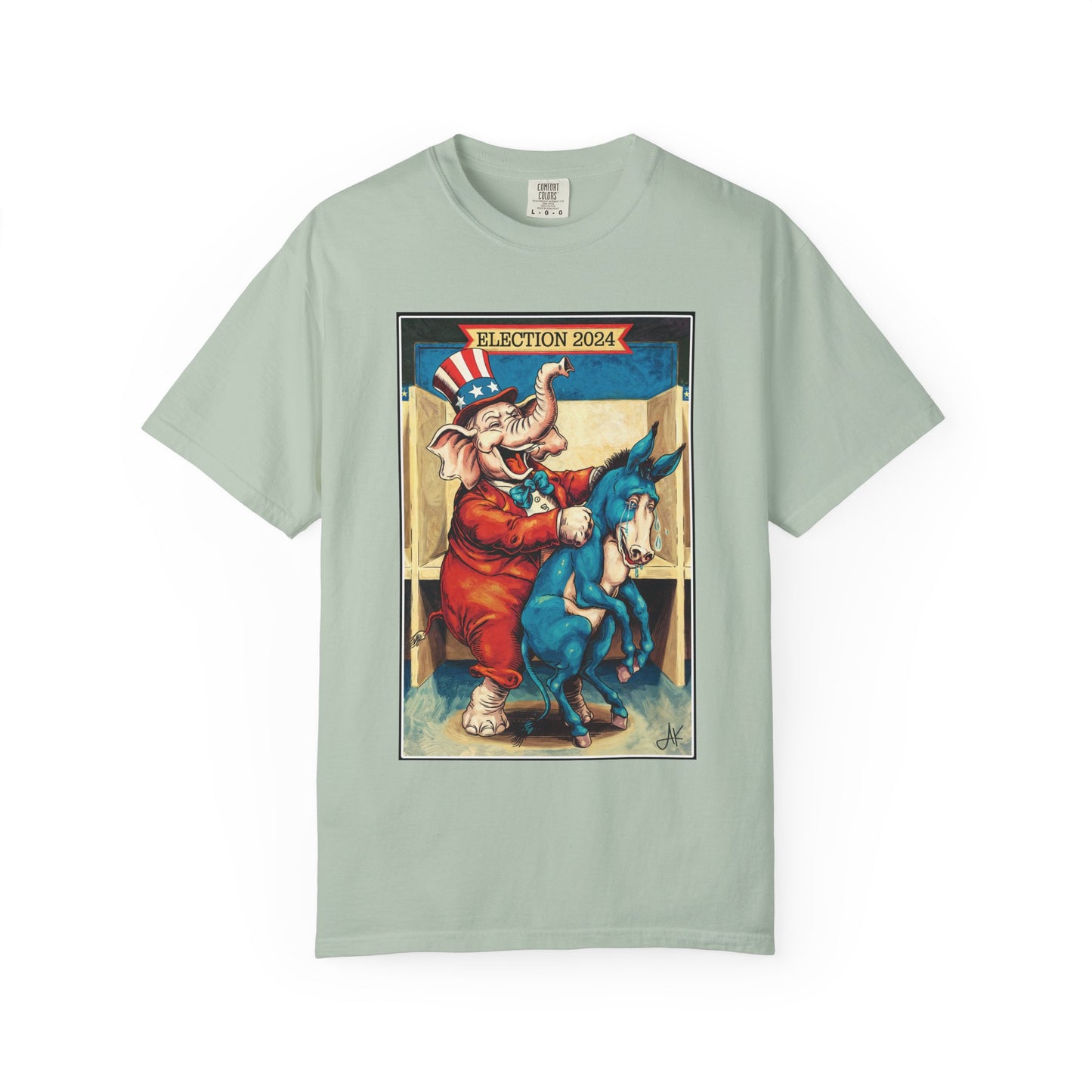 "MAGA Spanked the Donkeys 2024", Unisex T-shirt (Light Colors)