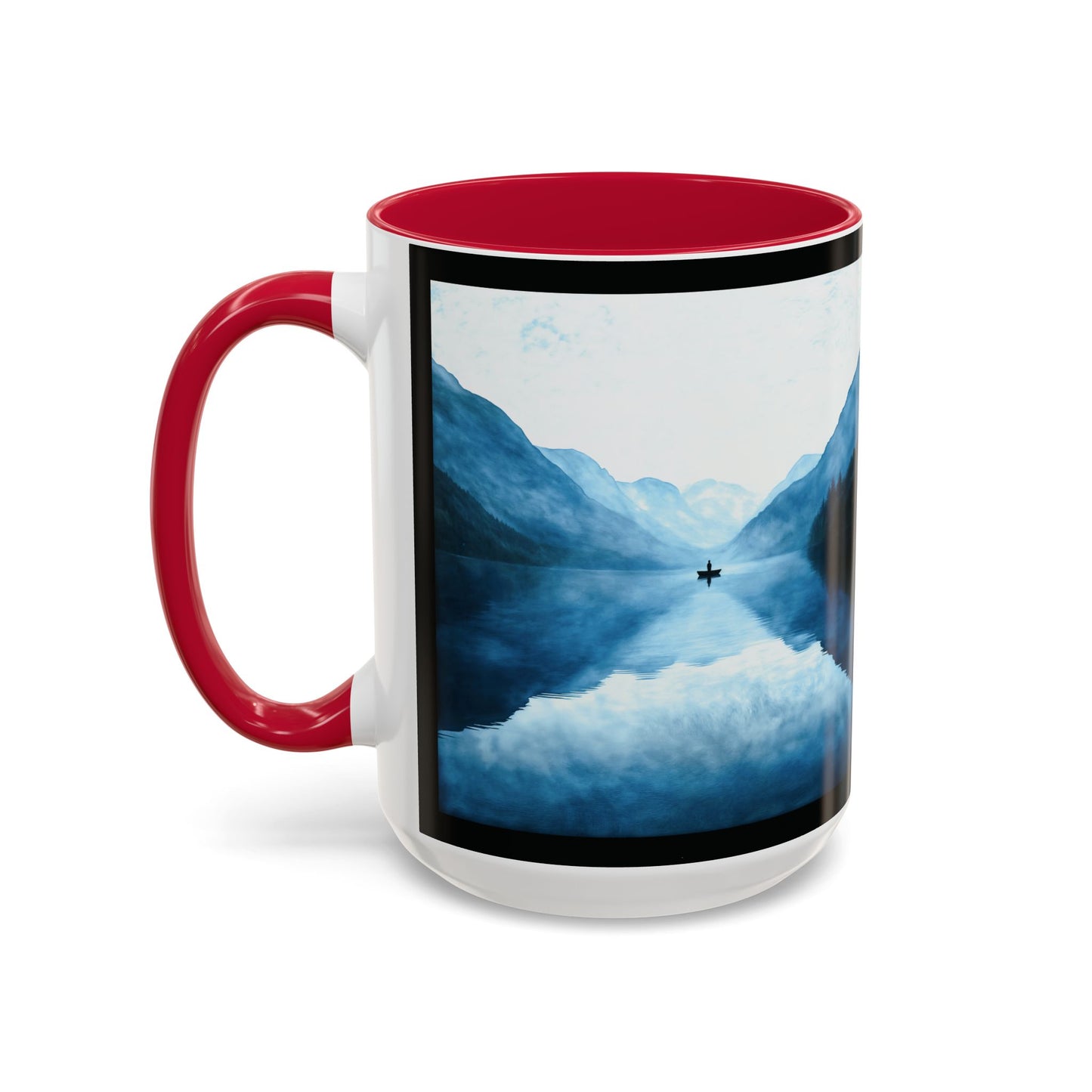"Connected in Silence - Psalm 46:10", Colorful Mugs (11oz, 15oz)
