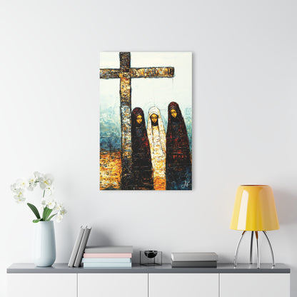 "At-the-Foot of the Cross - John 19:25", Fine Art Acrylic Wall Prints (French Cleat Hanging)