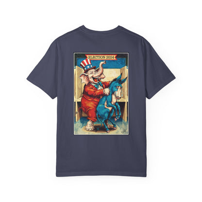 "MAGA Spanked the Donkeys 2024", Unisex T-shirt (Dark Colors)
