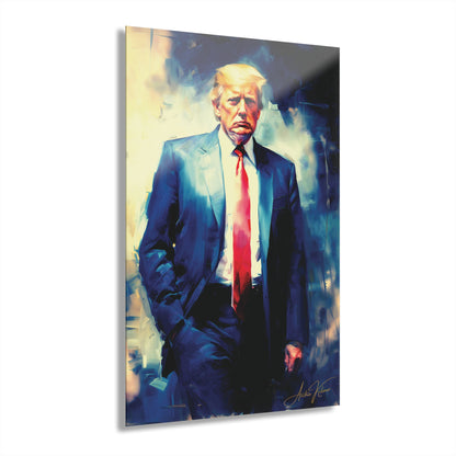 Copy of "Trump Portrait" #06, Acrylic Wall Prints (French Cleat Hanging)
