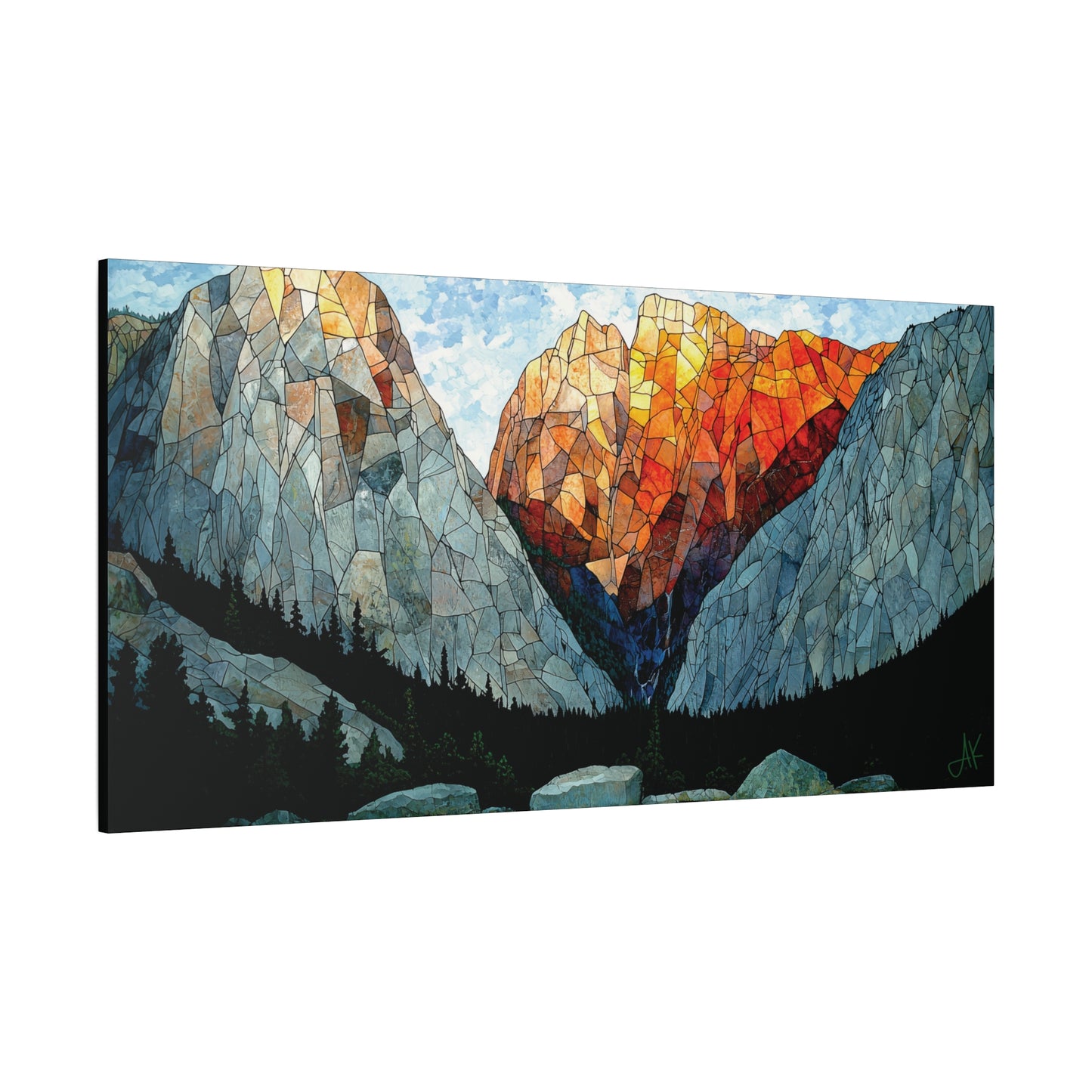 "After the Ice, Before the Gaels", Fine Art Matte Canvas, Stretched, 1.25"